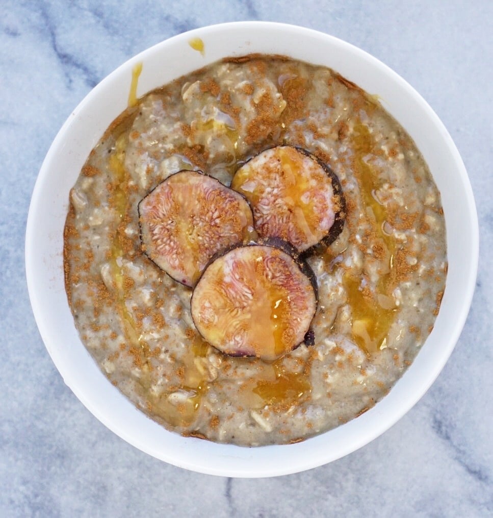 Vanilla Fig Infused Overnight Oats Leahs Plate2 - Vanilla & Fig Infused Overnight Oats