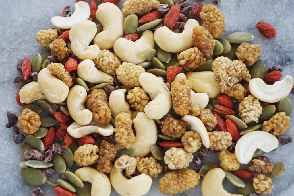 Superfood Trail Mix by Leahs Plate3 1024x684 - Superfood Trail Mix