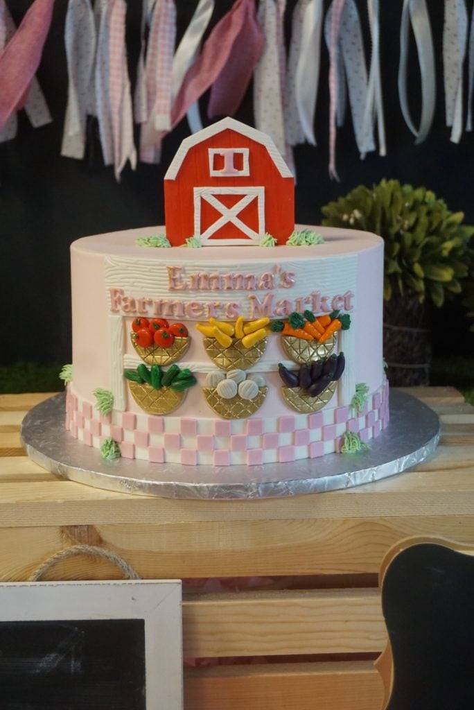 Farmers Market Cake 684x1024 - Emma Turns ONE