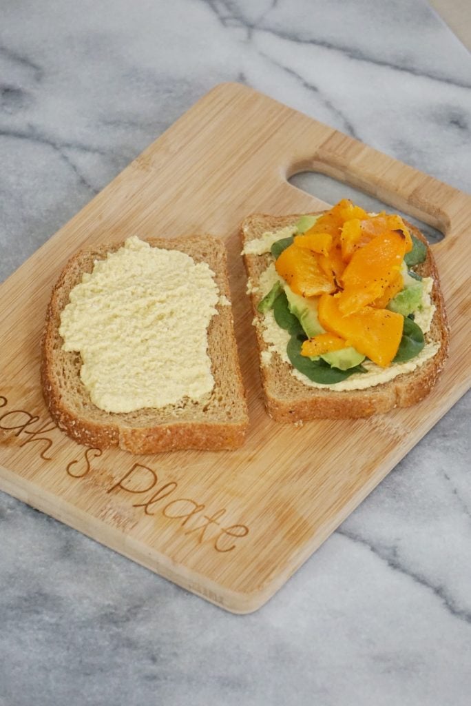 Roasted Butternut Squash Sandwich with Turmeric Cashew Spread3 684x1024 - Roasted Butternut Squash Sandwich with Turmeric Cashew Spread