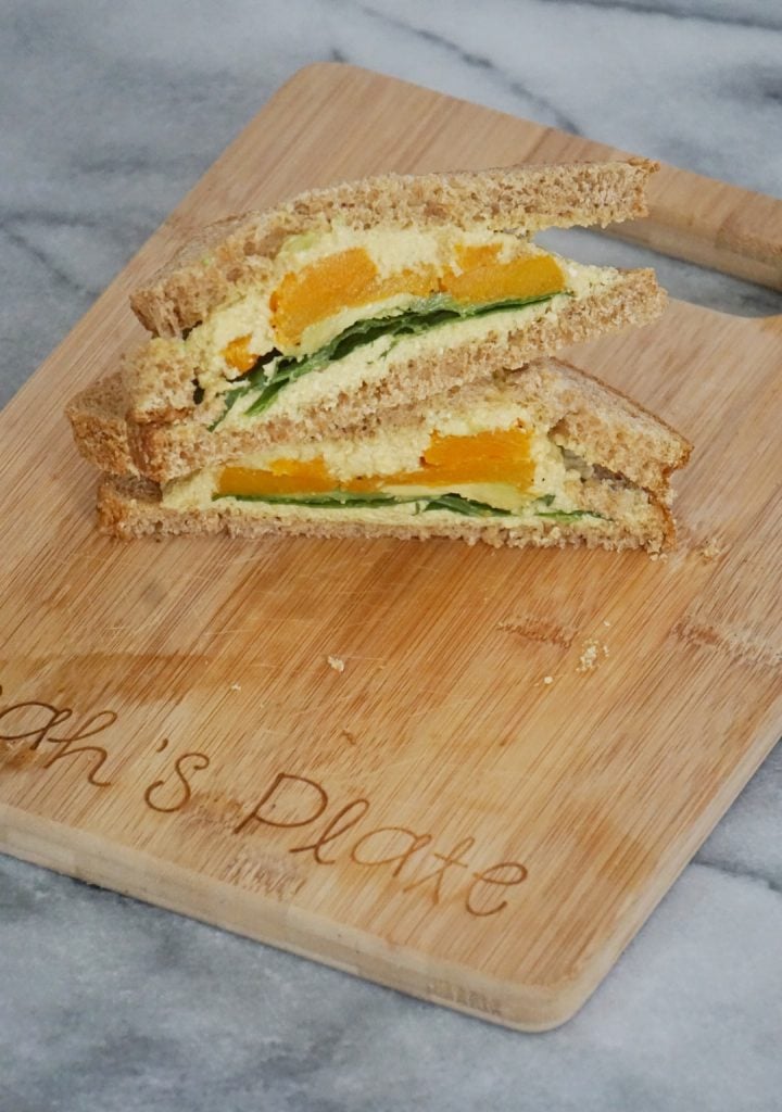 Roasted Butternut Squash Sandwich with Turmeric Cashew Spread4 720x1024 - Roasted Butternut Squash Sandwich with Turmeric Cashew Spread
