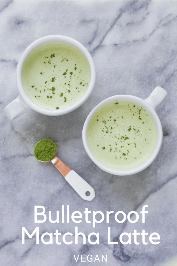 Bulletproof Vegan Matcha Latte 683x1024 - Chatting about Ceremonial Matcha vs Culinary Matcha + A Recipe Using Each!