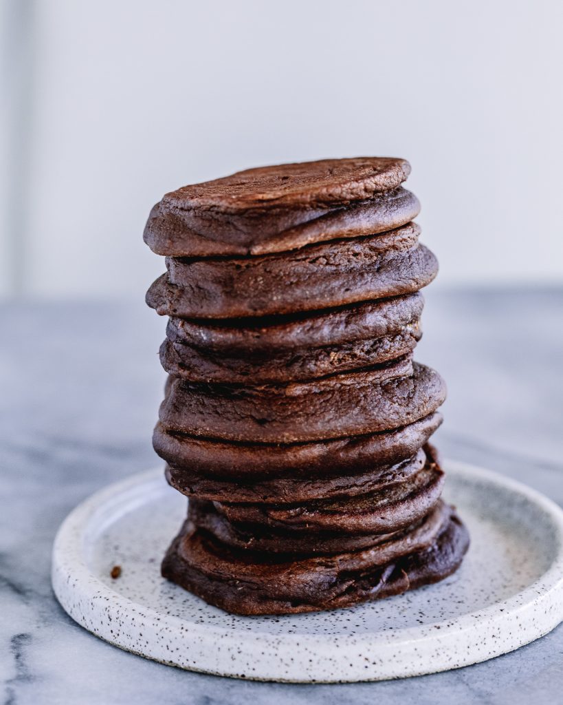 LeahsPlate 2 819x1024 - Chocolate Pancakes (gluten-free, dairy-free & sugar-free)