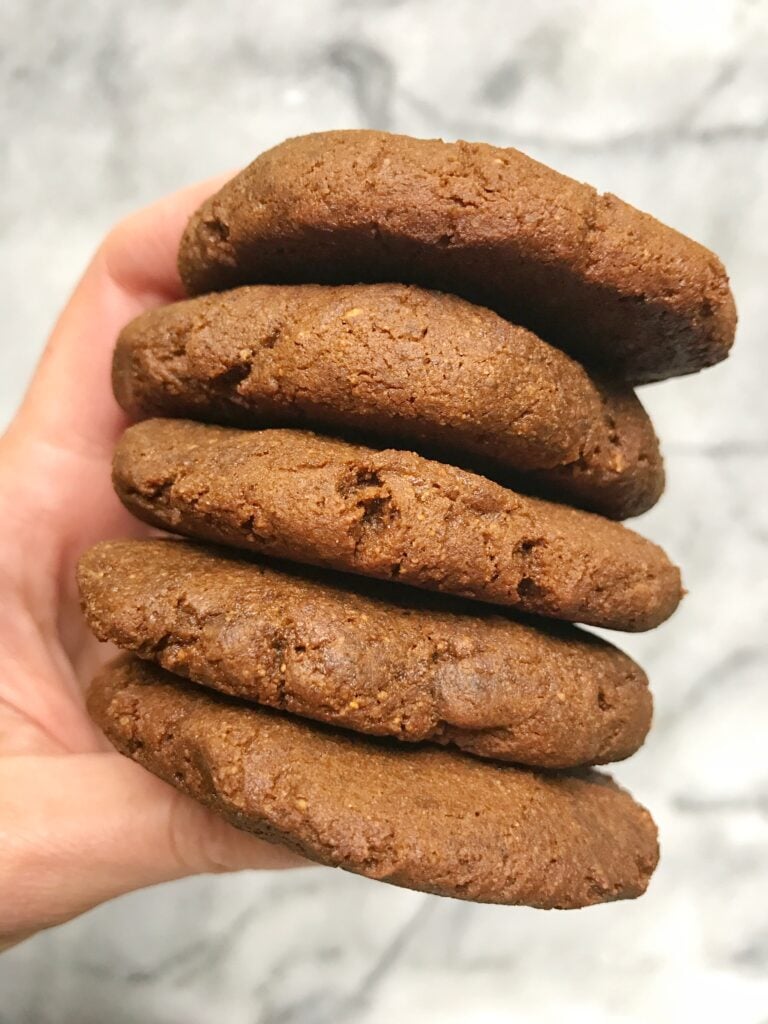 Flourless Cinnamon Molasses Cookies (Paleo)