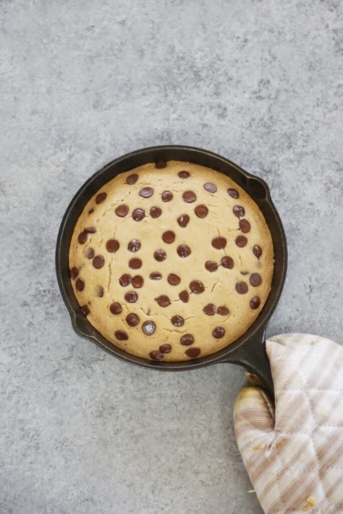 Chocolate Chip Pancake Skillet Bake (Vegan & GF)