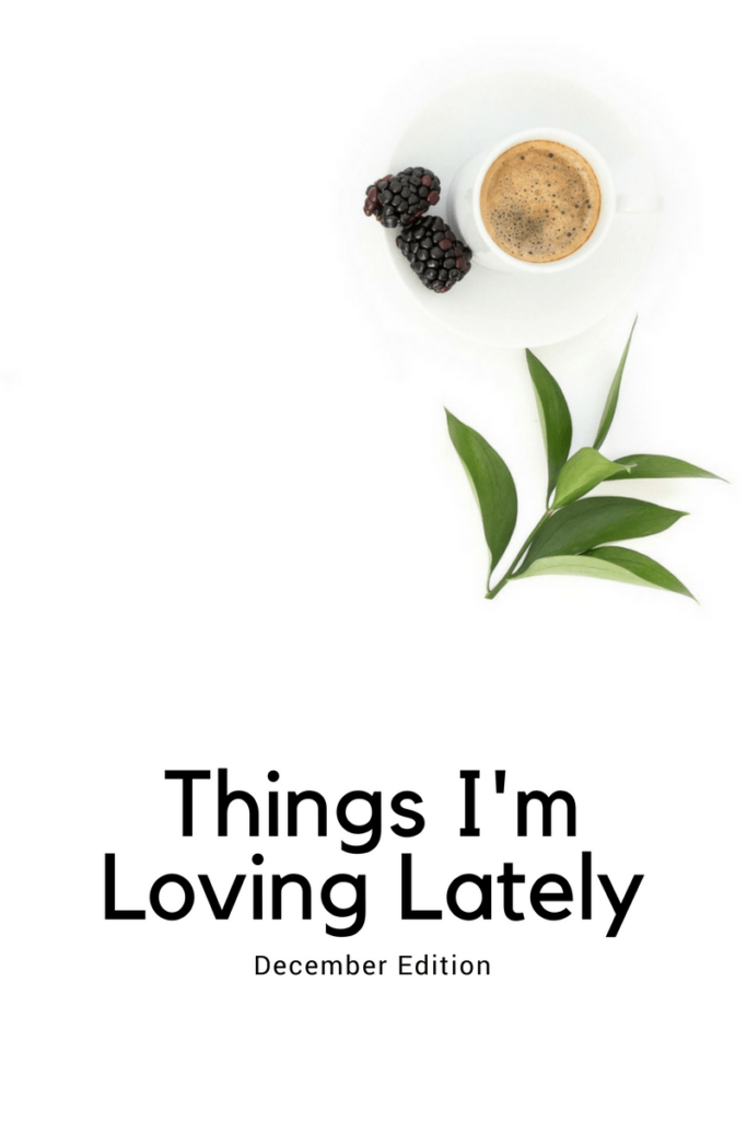 Things I'm Loving Lately - December Edition
