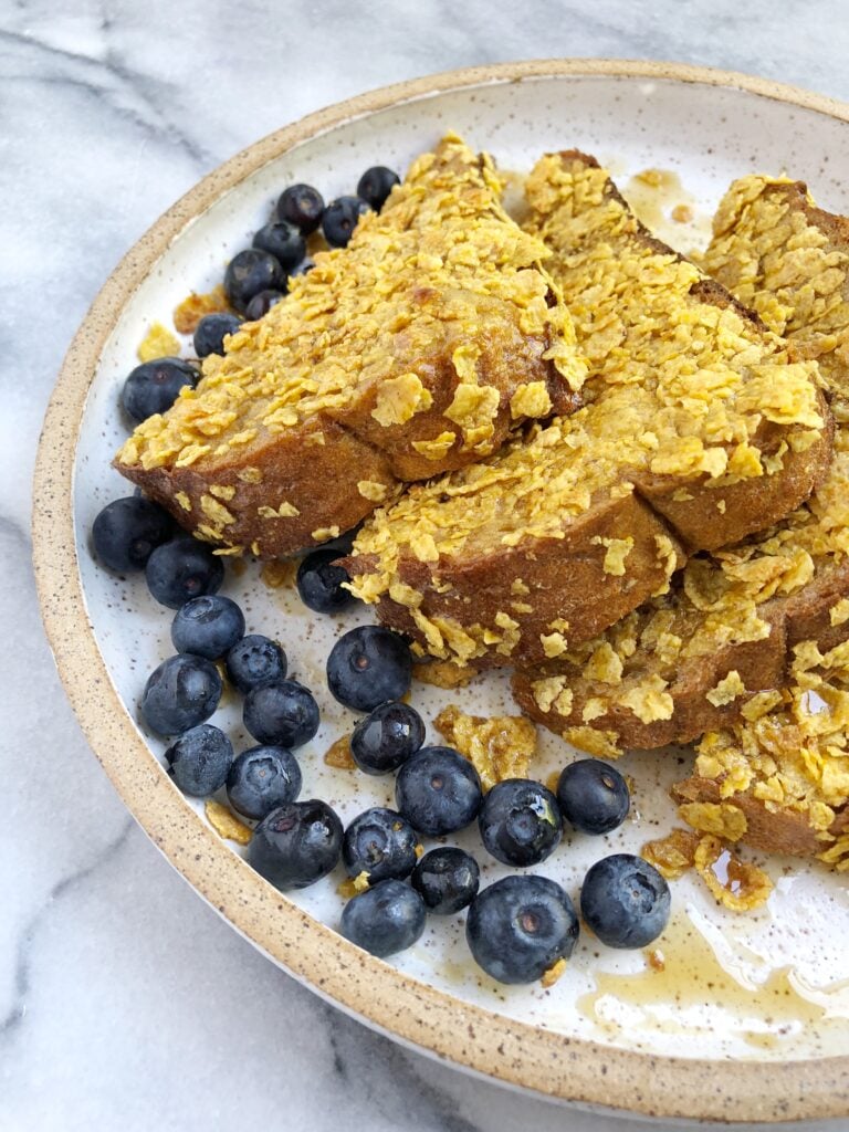 Healthy Cornflake-Crusted French Toast