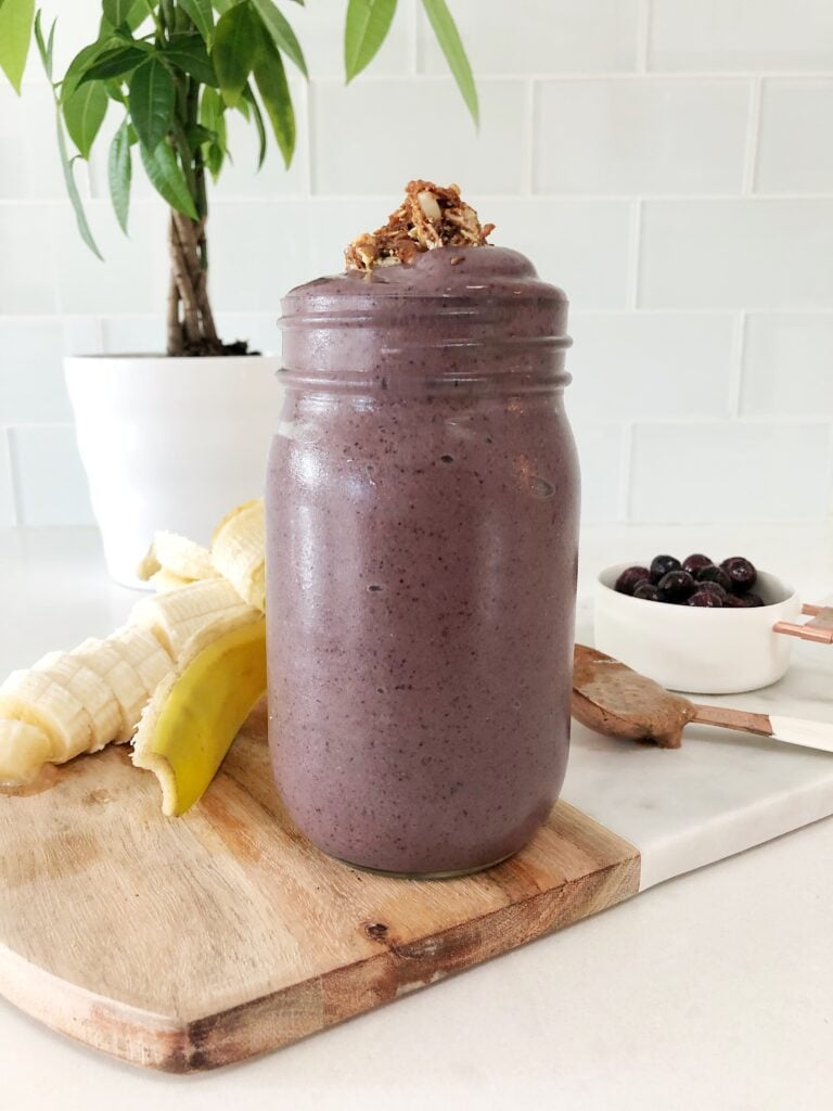 Nourishing Berry Almond Lactation Smoothie To Boost Your Milk Supply