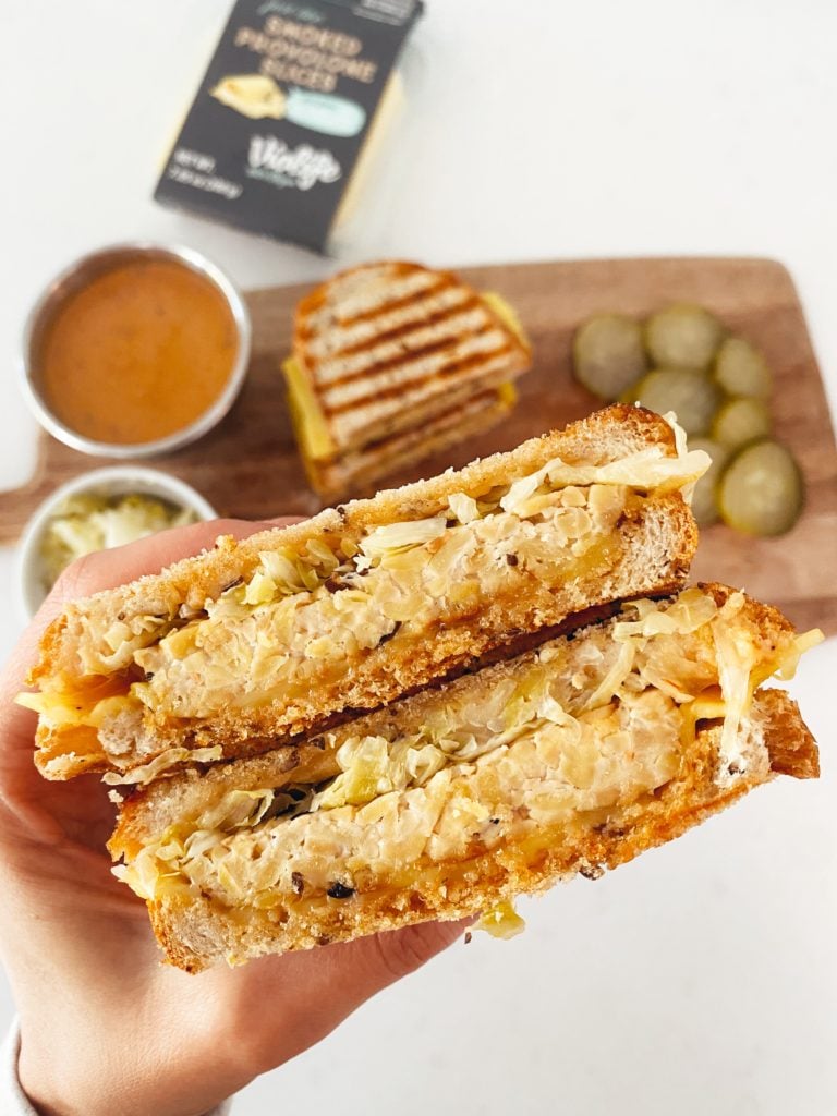 violife1 768x1024 - The Best Vegan Reuben Sandwich!