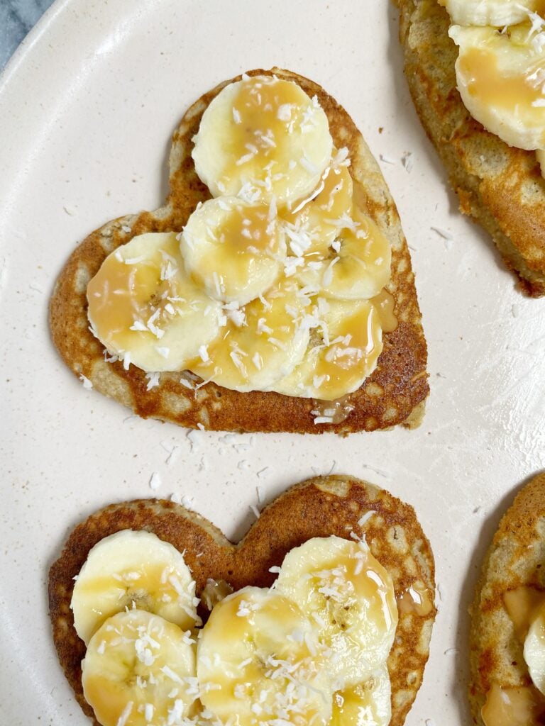 heart shaped paleo pancakes2 768x1024 - Heart-Shaped Paleo Pancakes for Valentine's Day Morning