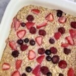 berry oatmeal  150x150 - Heart-Healthy Berry Oatmeal Bake (GF & Vegan)